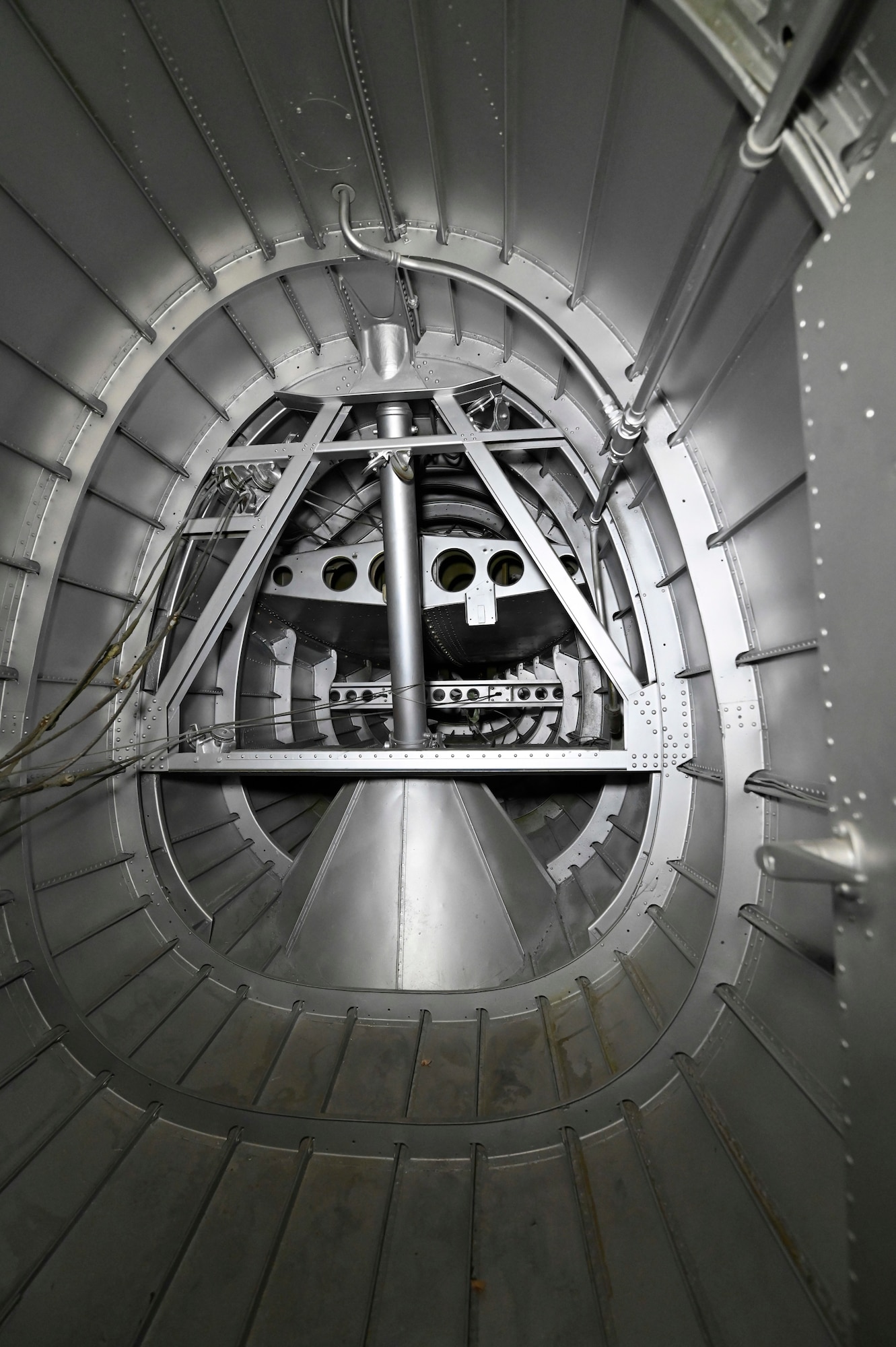 Interior views of the Douglas B-18 Bolo bomber on display at the National Museum of the U.S. Air Force
