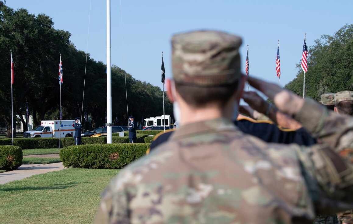 The ceremony gave remembrance to the 2,977 people who lost their lives during the 2001 terrorist attacks