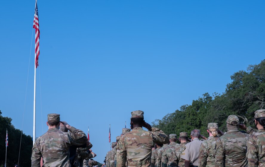 The ceremony gave remembrance to the 2,977 people who lost their lives during the 2001 terrorist attacks.
