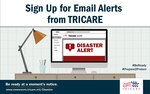 TRICARE Email Alert Sign up