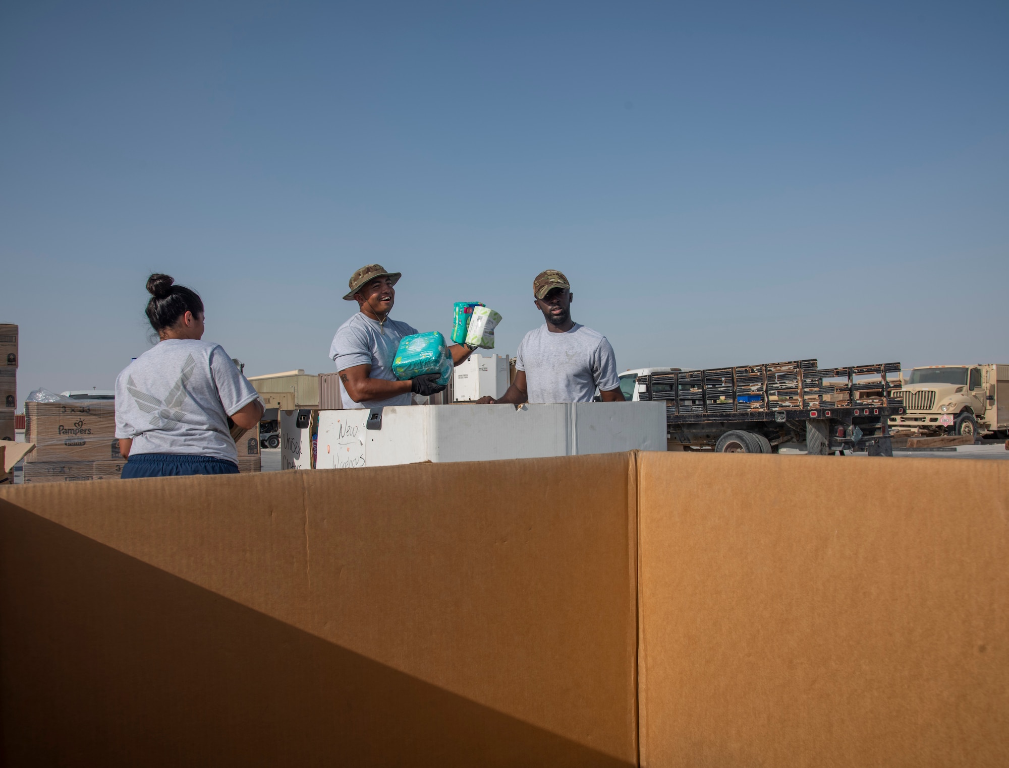 AUAB CHuRP manages, distributes supplies for evacuees