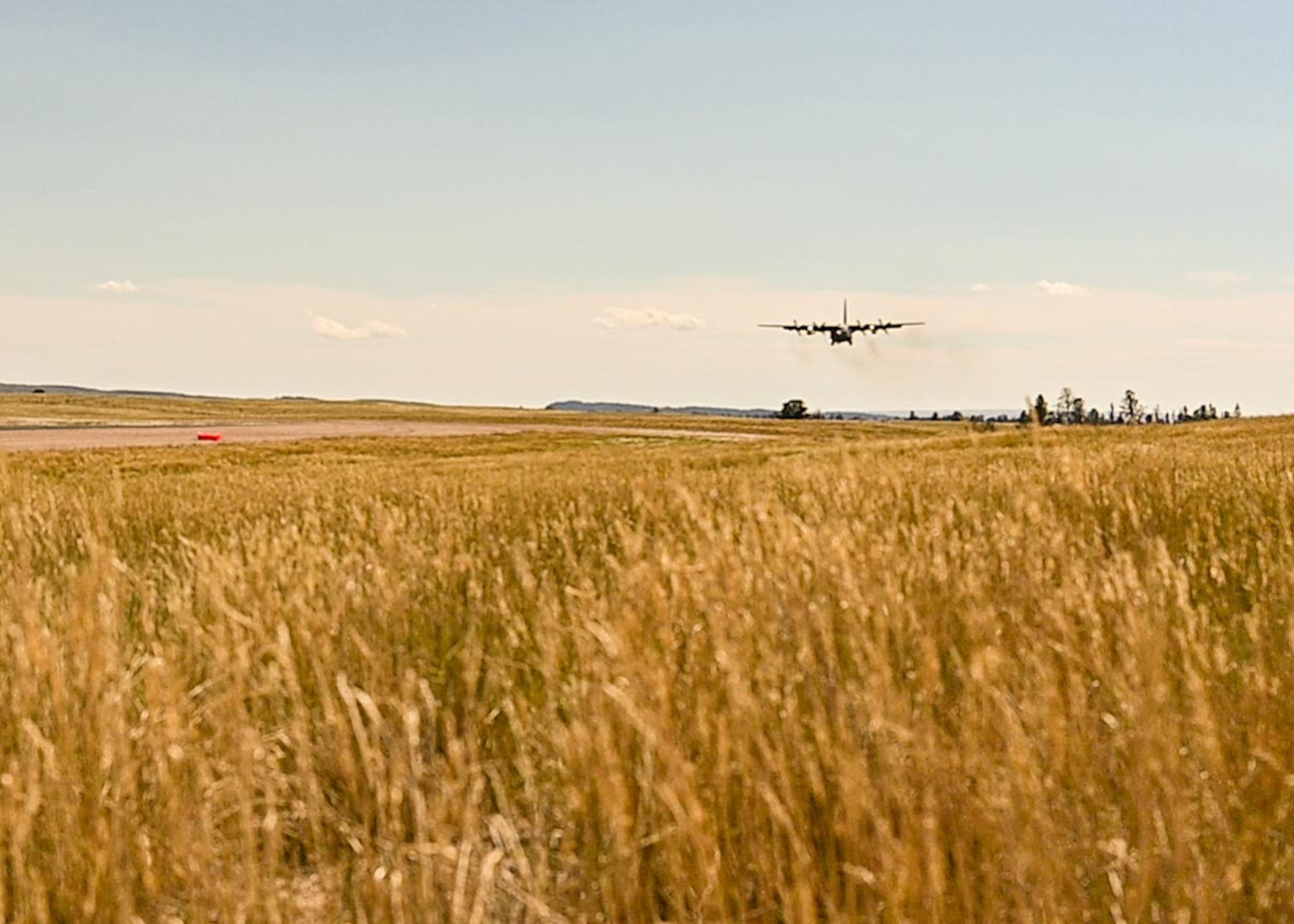 cargo aircraft taking off of runway