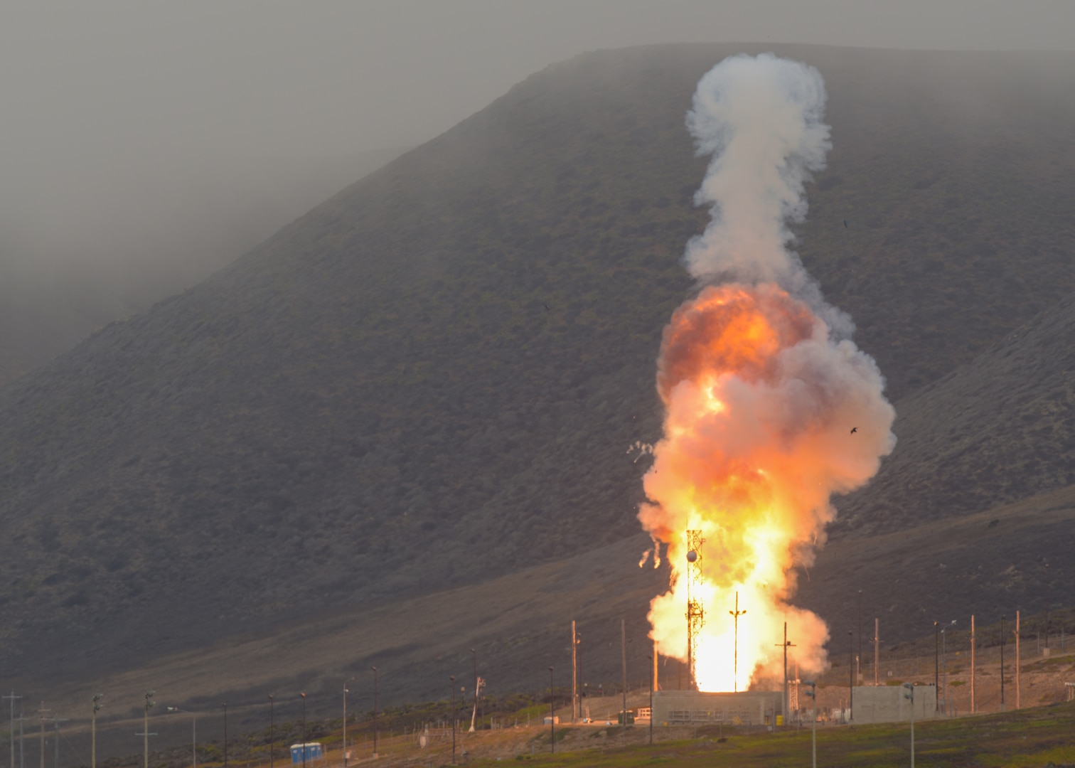 A ground-based Interceptor missile, an element of the nation’s Ground-based Midcourse Defense system, was launched from North Vandenberg in California Sept. 12, 2021, by Space Launch Delta 30 officials, the U.S. Missile Defense Agency, and U.S. Northern Command.