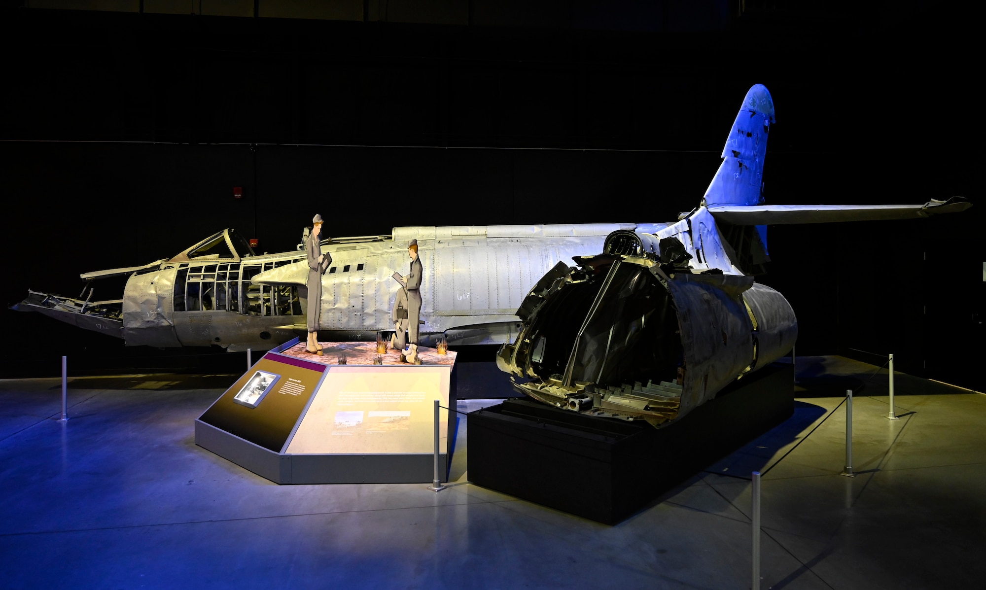Lockheed XF-90 on display in the National Museum of the U.S. Air Force Cold War Gallery..