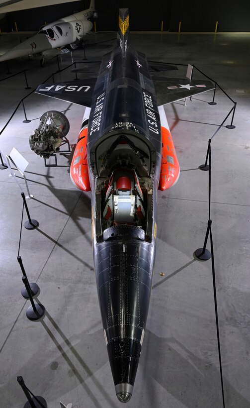North American X-15A-2 on display in the National Museum of the U.S. Air Force Space Gallery.