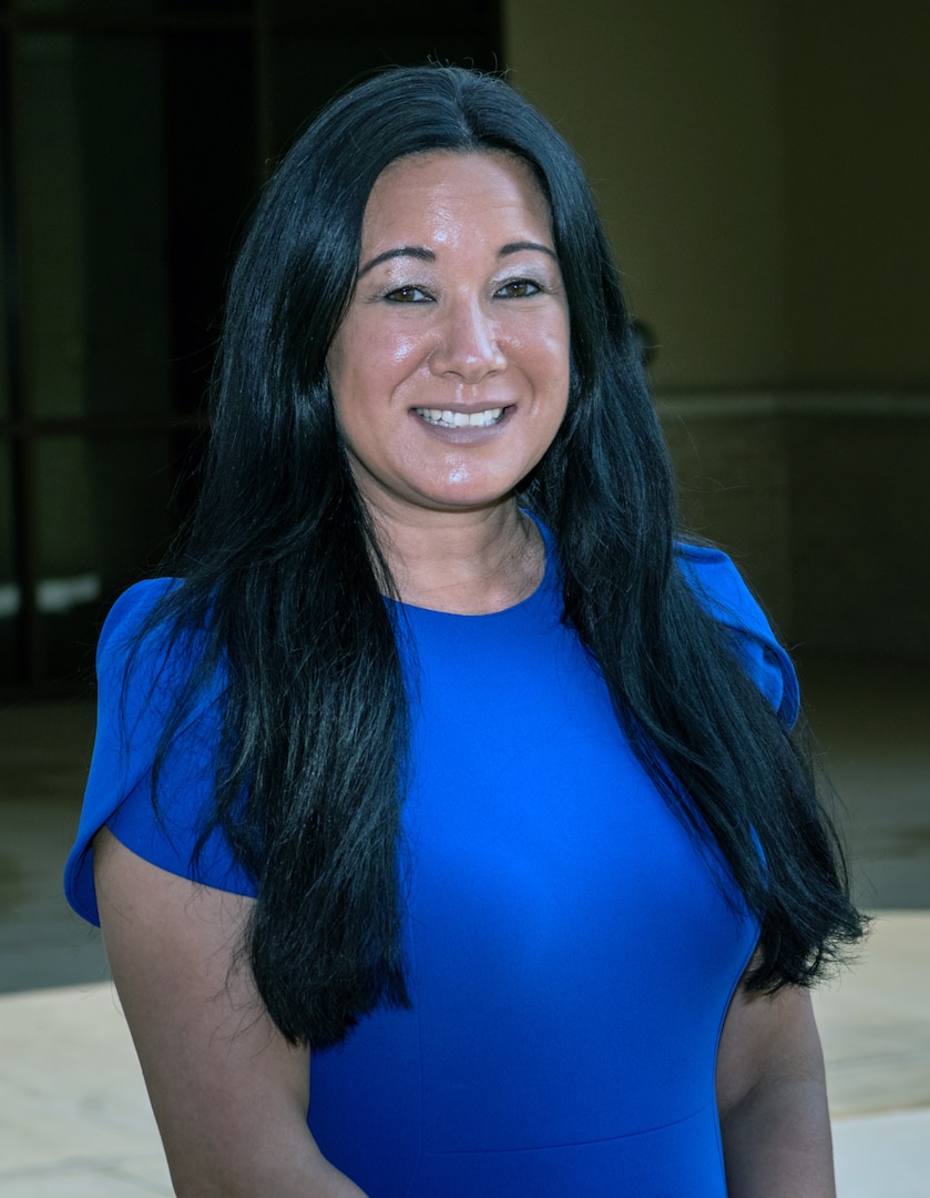 Beverly Ebbers poses for a photo, Sept. 1, 2021, at the 502nd Installation Support Group at Joint Base San Antonio-Lackland.