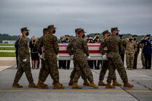 Marines with Alpha Company, Marine Barracks Washington, had the solemn and honorable duty to serve as the Dignified Transfer Team for the fallen Marines at Dover Air Force Base, Delaware.