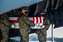 Marines with Alpha Company, Marine Barracks Washington, had the solemn and honorable duty to serve as the Dignified Transfer Team for the fallen Marines at Dover Air Force Base, Delaware.
