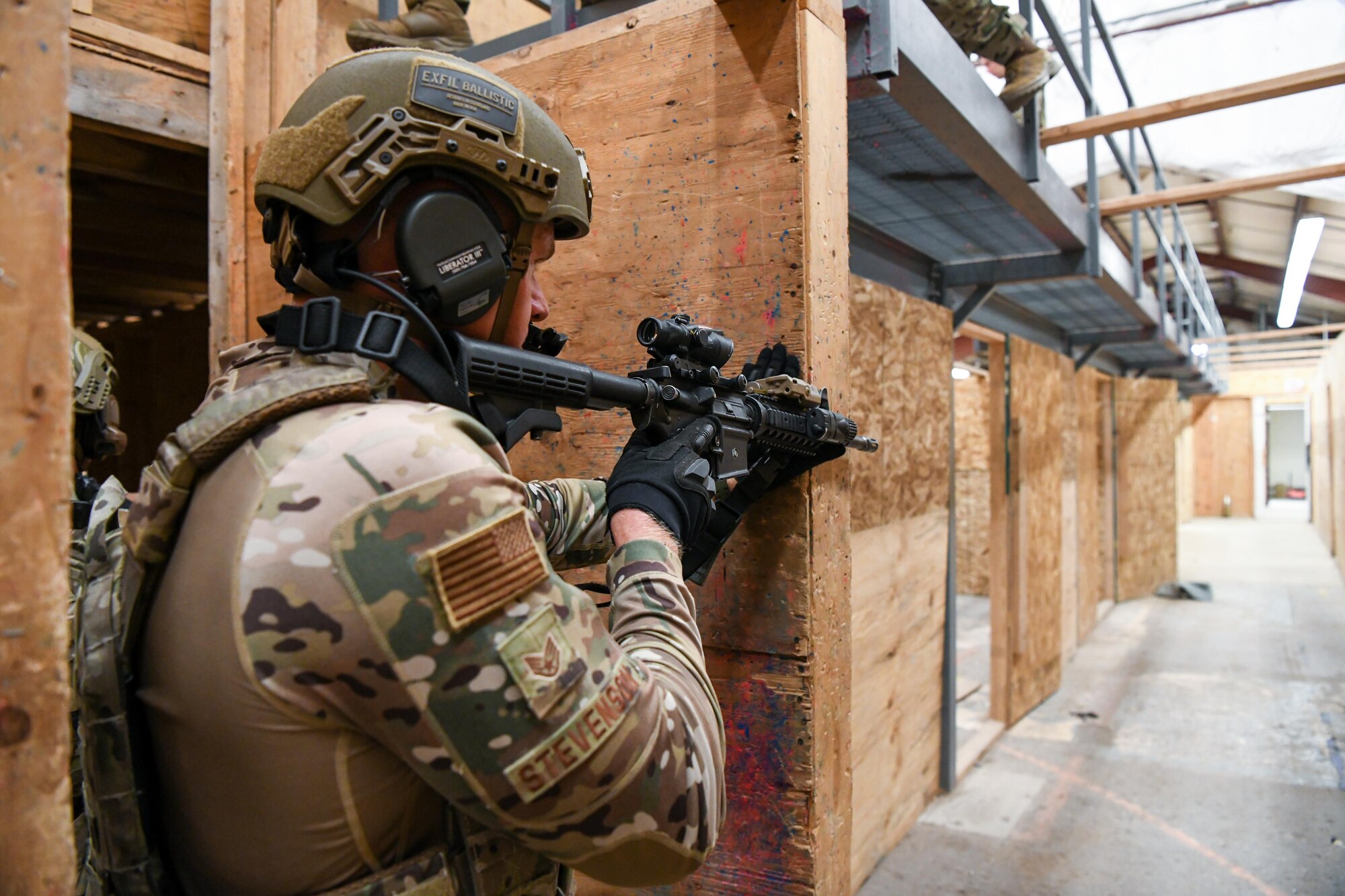 Airmen from the 90th Security Forces Squadron participate in the Global Strike Challenge  at F.E. Warren Air Force Base, Wyoming, September 13, 2021.