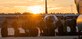 Airmen wait to board an aircraft.