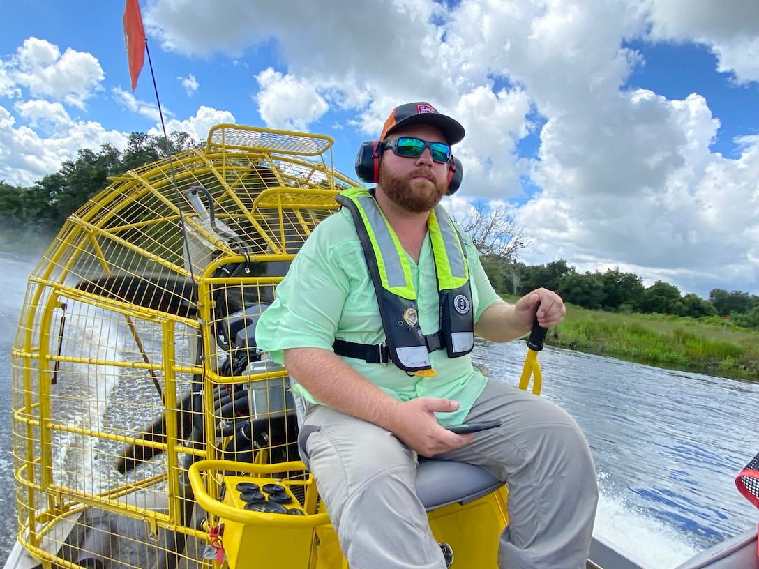 A ribbon-cutting event to commemorate the completion of the construction for the Kissimmee River Restoration Project July 29, 2021.