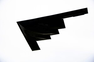 B-2 Spirit conducts low approach over RAF Fairford