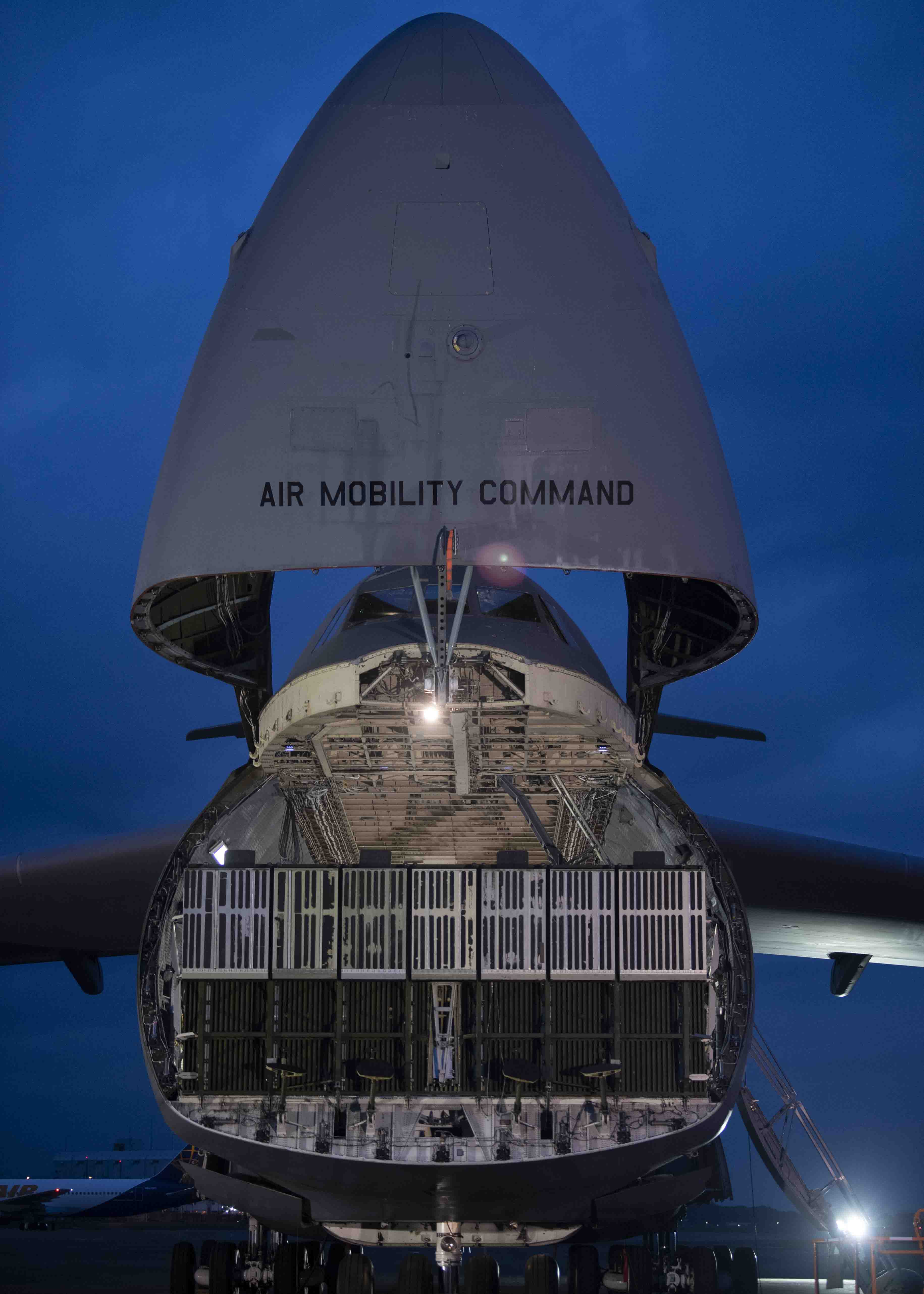 Yokota Airmen train with the colossal C-5M Super Galaxy