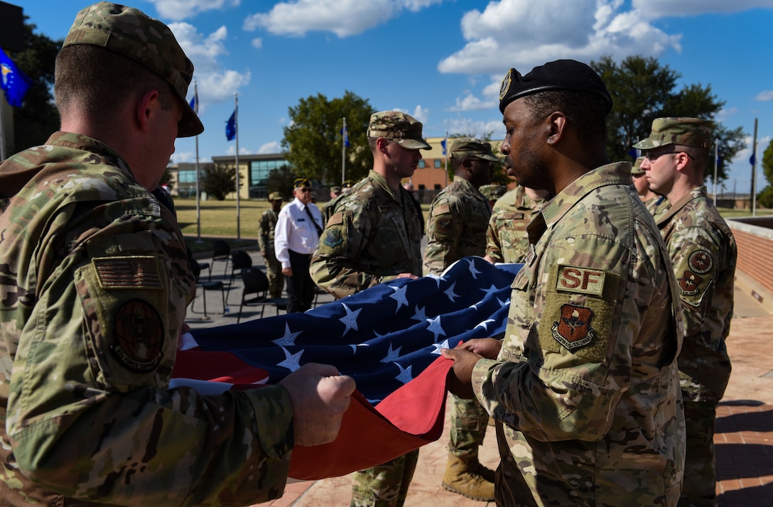 POW/MIA Retreat flag folding