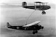 Question Mark (below) and Douglas C-1 Refueling biplane, January 1929. (Courtesy Photo)