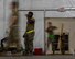 Airmen from Task Force-Holloman work to build partitions for Afghan evacuee living quarters on Holloman Air Force Base, New Mexico, Sept. 4, 2021. The Department of Defense, through U.S. Northern Command, and in support of the Department of State and Department of Homeland Security, is providing transportation, temporary housing, medical screening, and general support for at least 50,000 Afghan evacuees at suitable facilities, in permanent or temporary structures, as quickly as possible. This initiative provides Afghan evacuees essential support at secure locations outside Afghanistan. (U.S. Air Force photo by Staff Sgt. Kenneth Boyton)