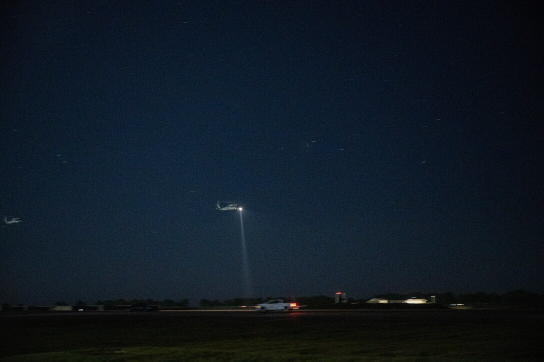 Special Operations Airmen participate in Teak Knife training.