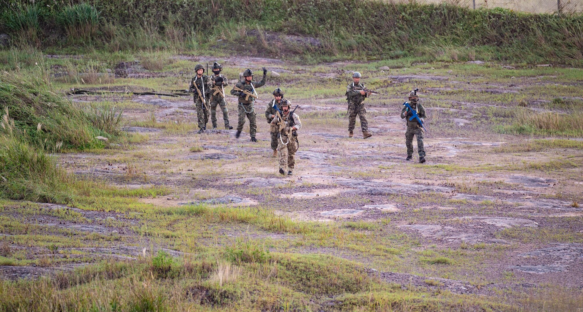Special Operations Airmen participate in Teak Knife training.