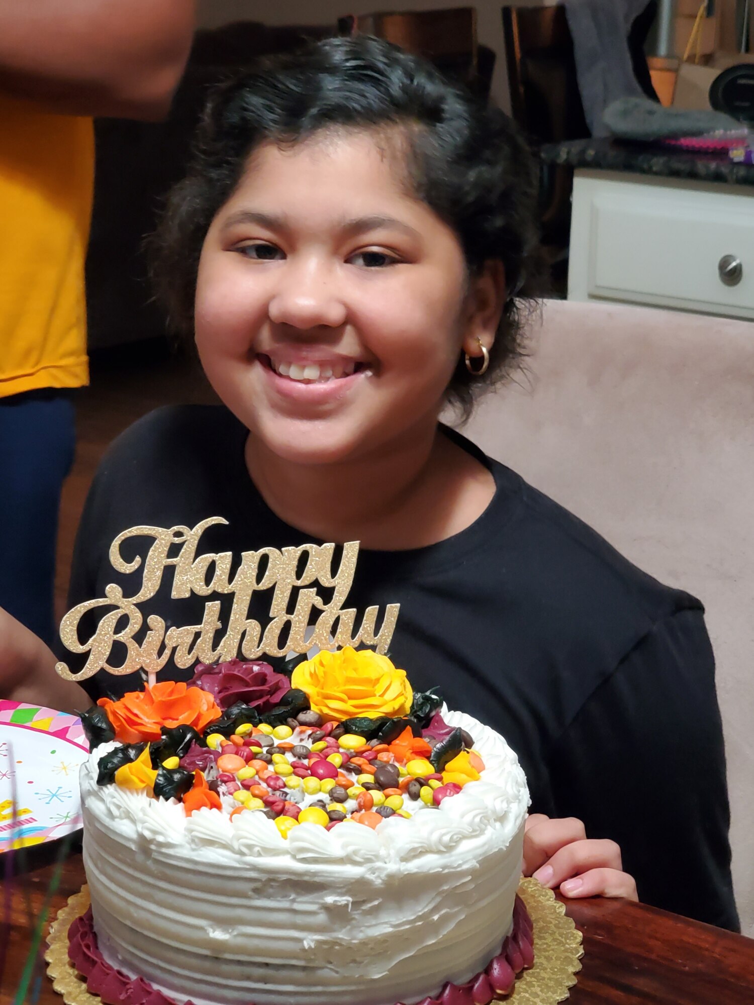 Jayda SoileauGobert, Tech. Sgt. Justin SoileauGobert’s daughter, poses with a birthday cake in Abilene, Texas, Nov. 15, 2020.Although diagnosed with acute lymphoblastic leukemia on July 14, 2019.