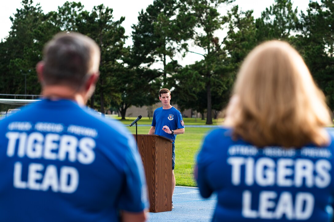 Photo of person talking at a podium