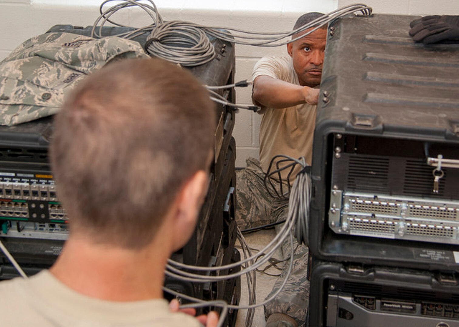 Va. National Guard Airmen prep communications gear for crisis