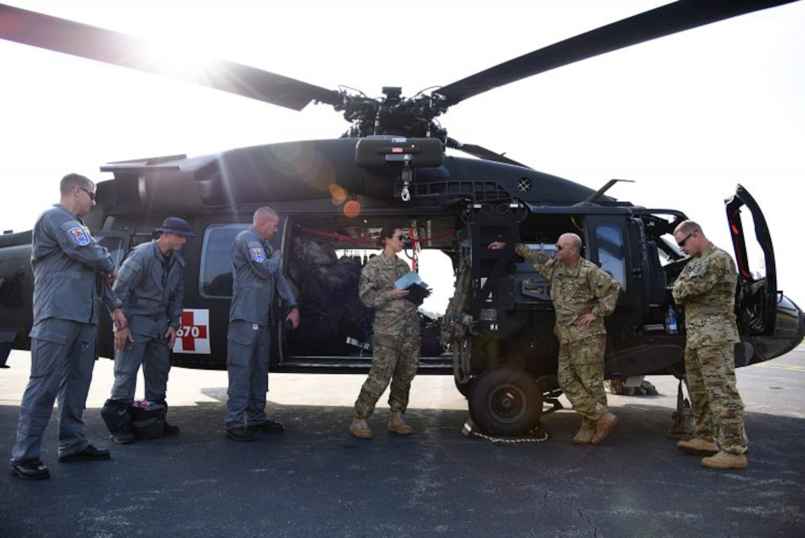 Virginia Helicopter Aquatic Rescue Team departs for South Carolina
