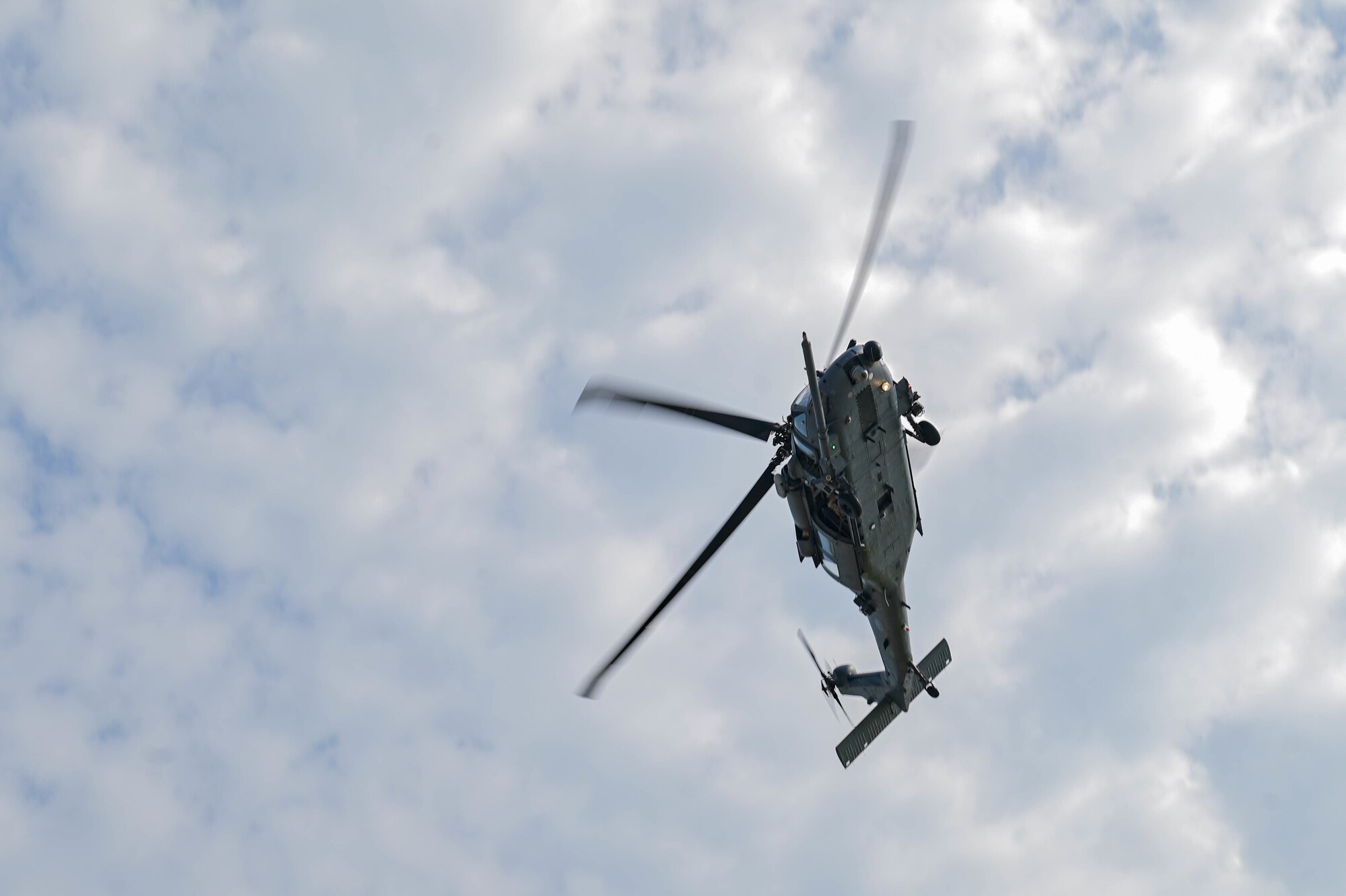 helicopter flying