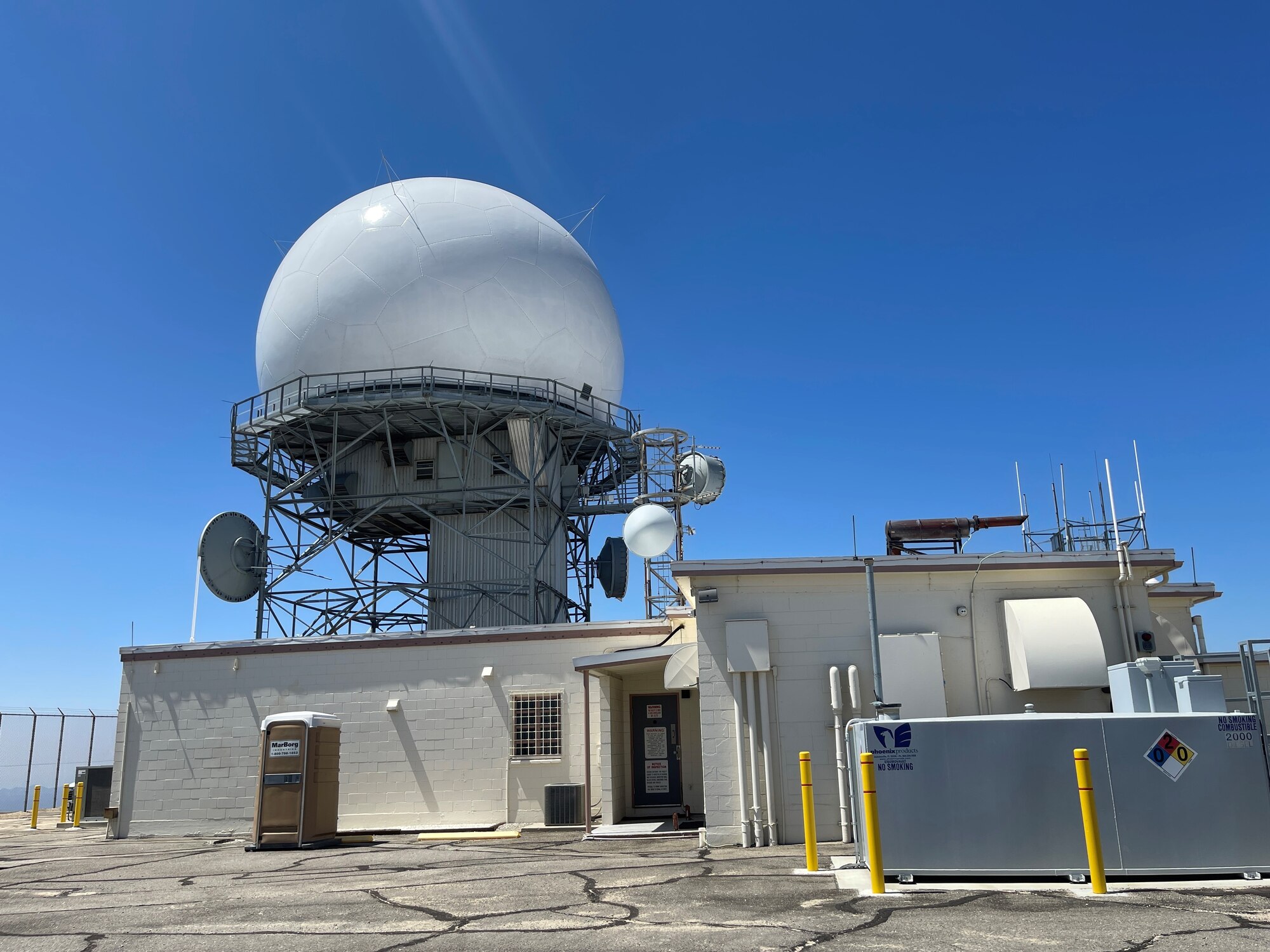 photo of long range radar site