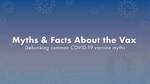 The COVID-19 vaccine has been mandated across the Department of Defense and despite its demonstrated effectiveness and safety, a host of myths have left some Airmen and Guardians hesitant to receive it. While social media posts and some news outlets may make it harder to keep up with what is fact or fiction, the science is clear … approved COVID-19 vaccines work. (U.S. Air Force graphic)