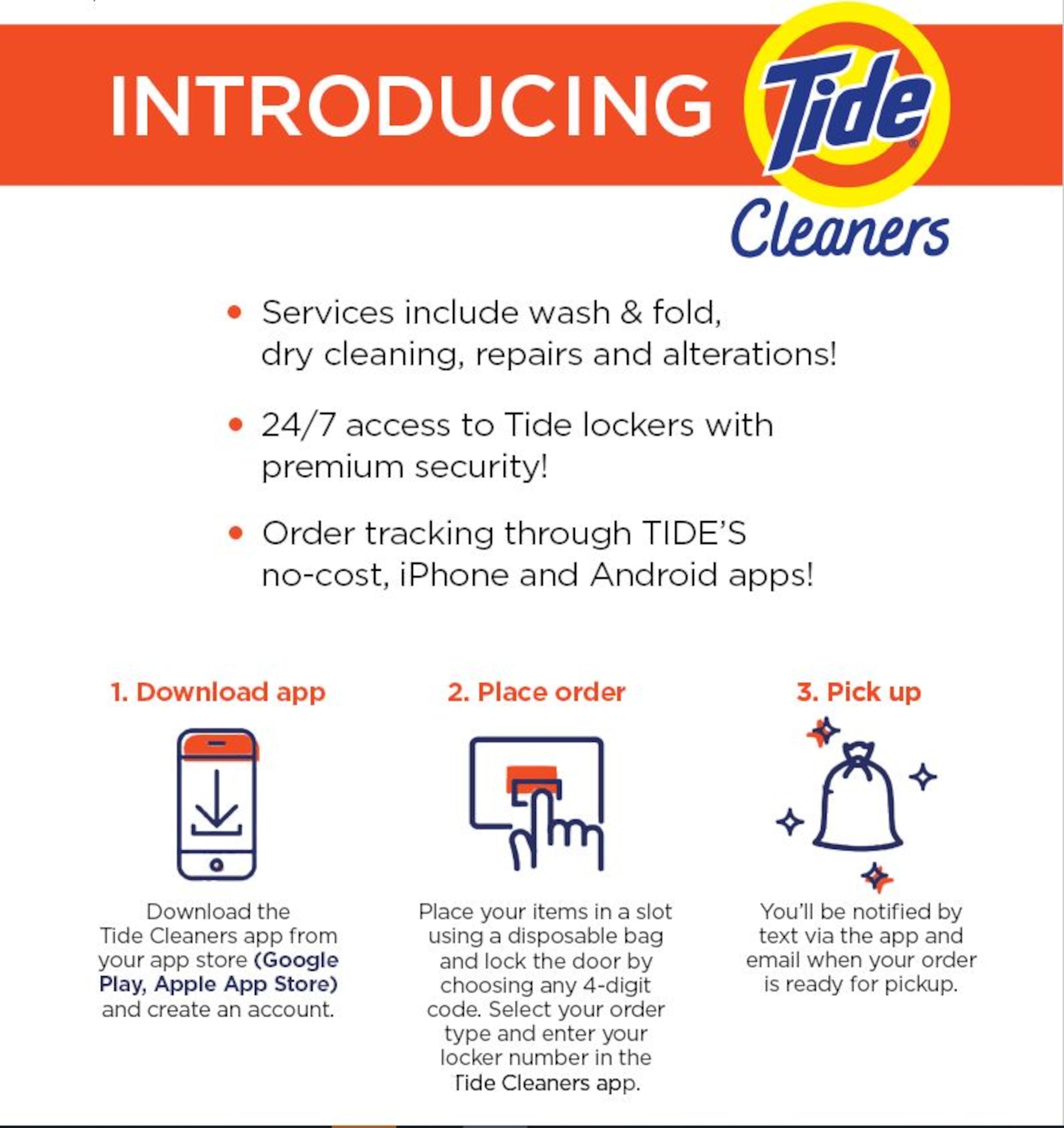 Tide lockers instructions