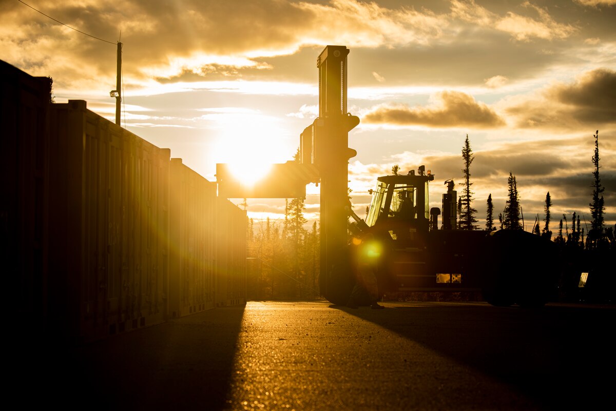 The munitions barge is a task conducted biannually by the 354th MUNS that receives, inspects and stores munitions.