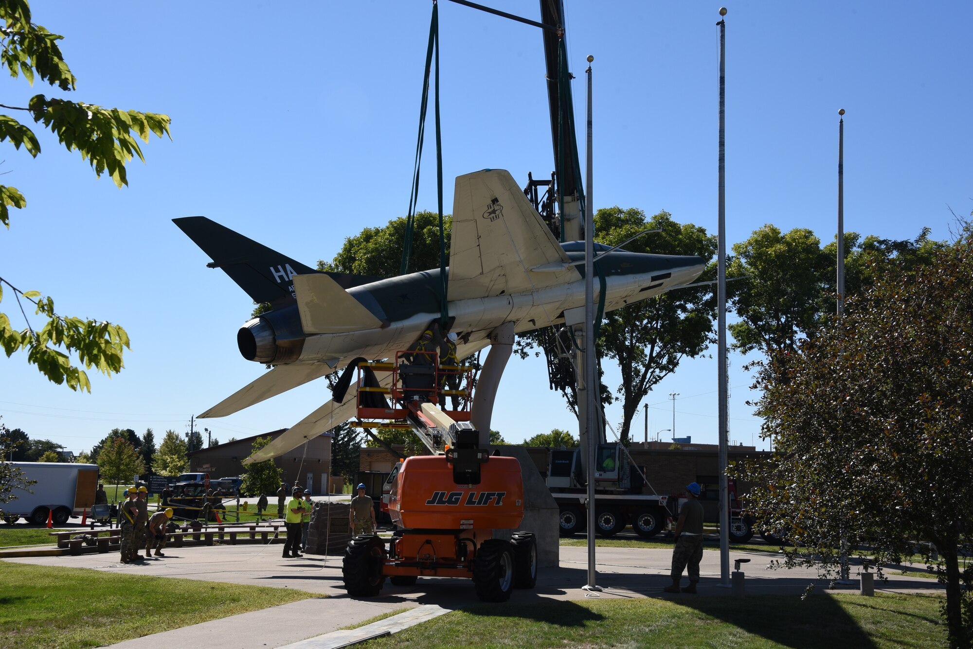 F-100 is removed from static display
