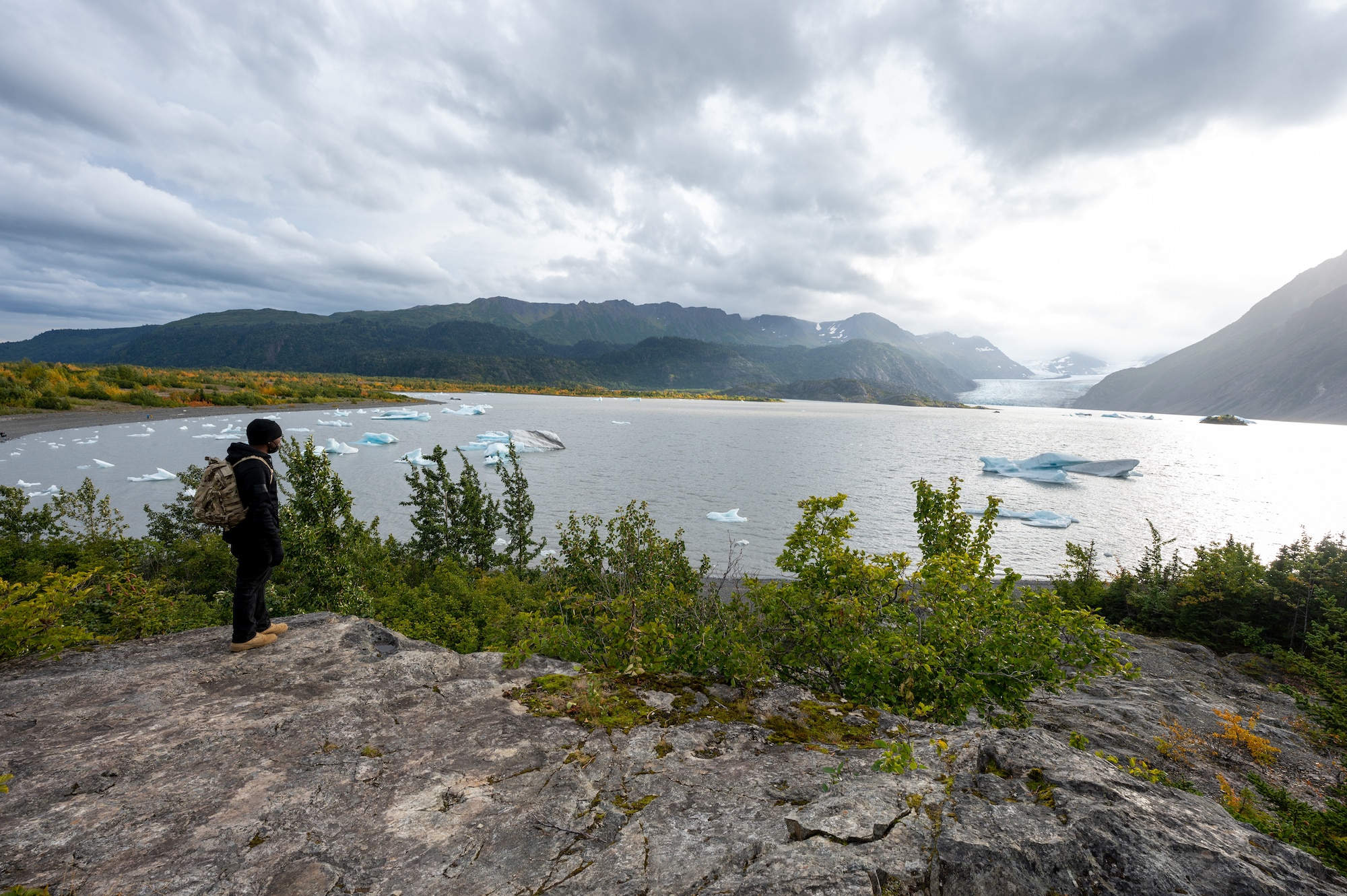 Service members visit Katmai for brown bear viewing