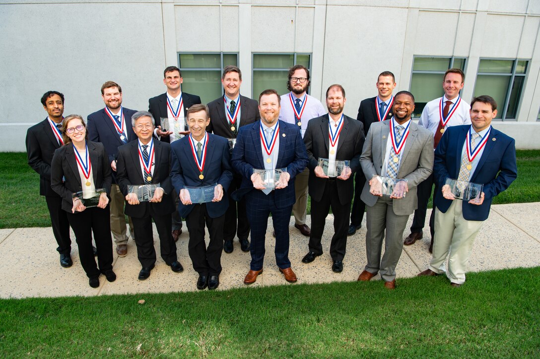 Naval Surface Warfare Center, Carderock Division employees receive the Vice Adm. Emory S. Land Award.