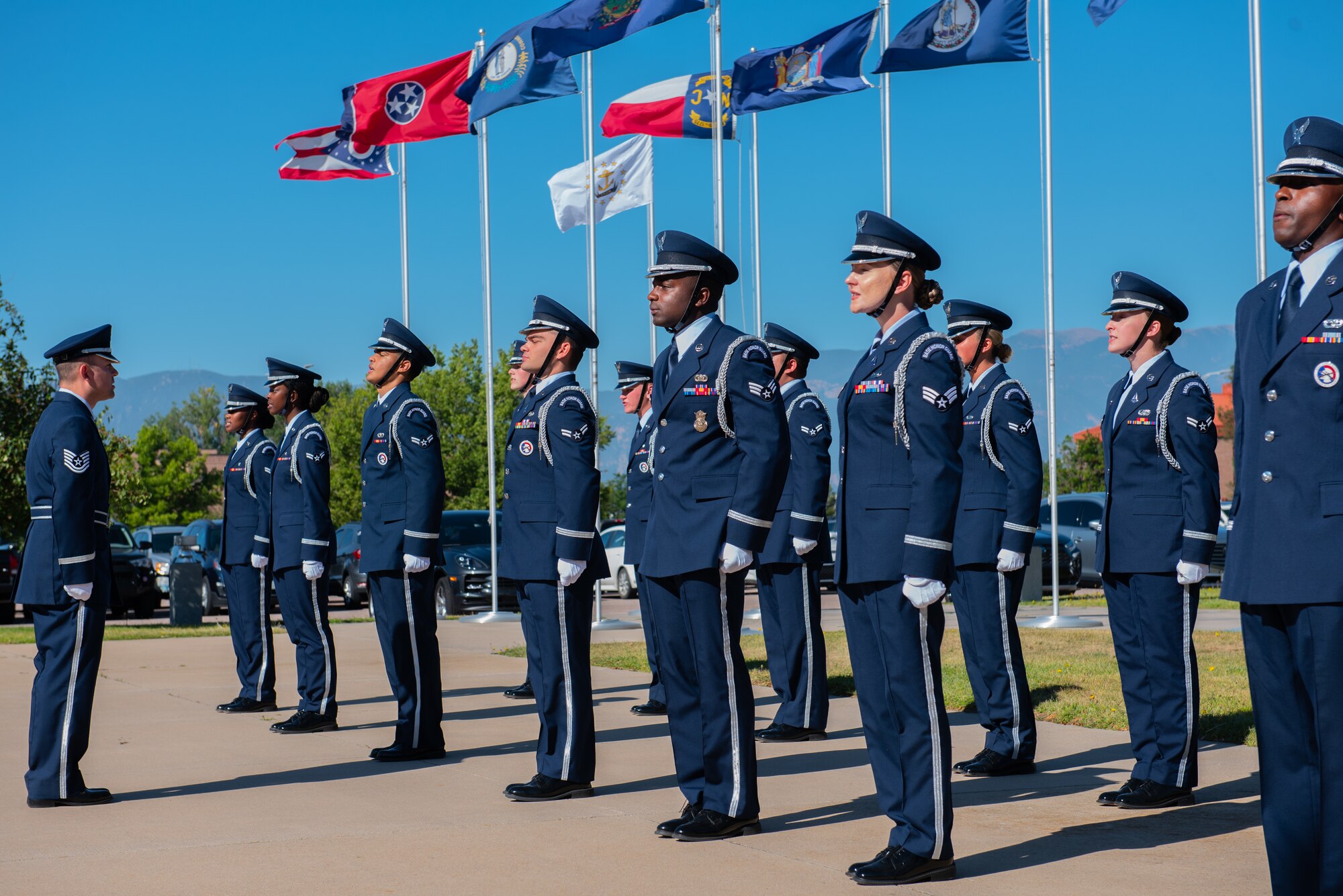 honor guard formation