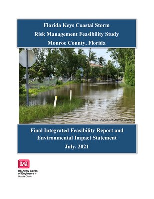 Lt. Gen. Scott Spellmon, U.S. Army Corps of Engineers Commanding General and 55th U.S. Army Chief of Engineers, signed the Chief's Report for the Florida Keys Coastal Storm Risk Management Study on Sept. 24, 2021.
