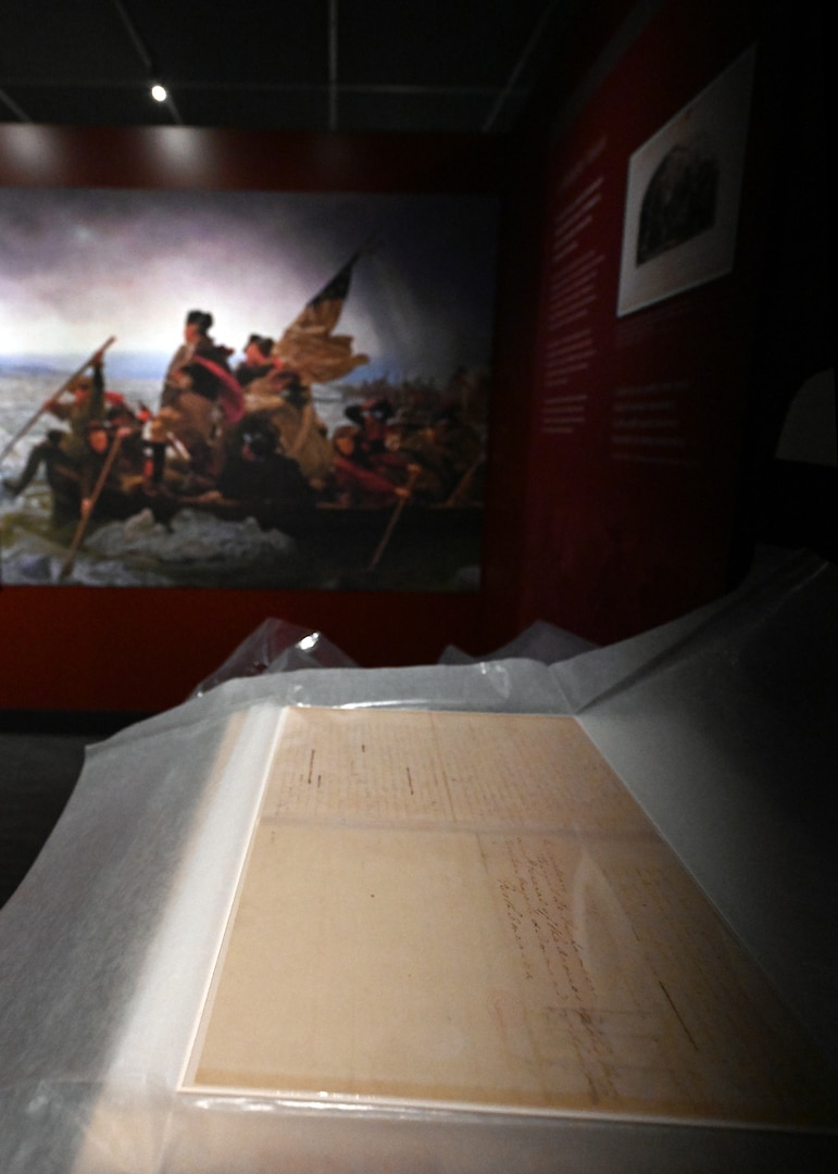 The Defense Intelligence Agency received on Sept. 24 the first in a series of 18 George Washington letters for display in the DIA Museum.