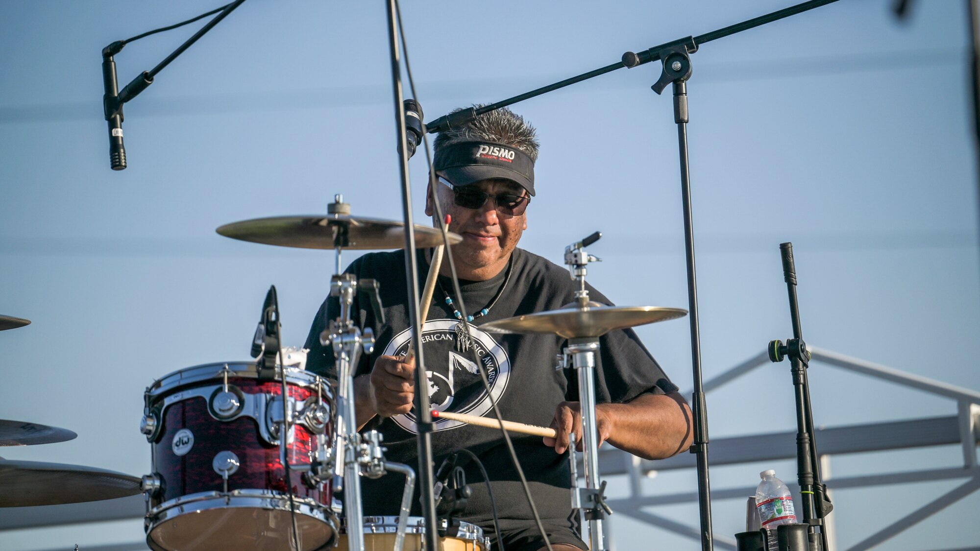 The Blue Mountain Tribe performs at the 74th Air Force Birthday picnic at Edwards Air Force Base, California, Sept. 17. (Air Force photo by Giancarlo Casem)