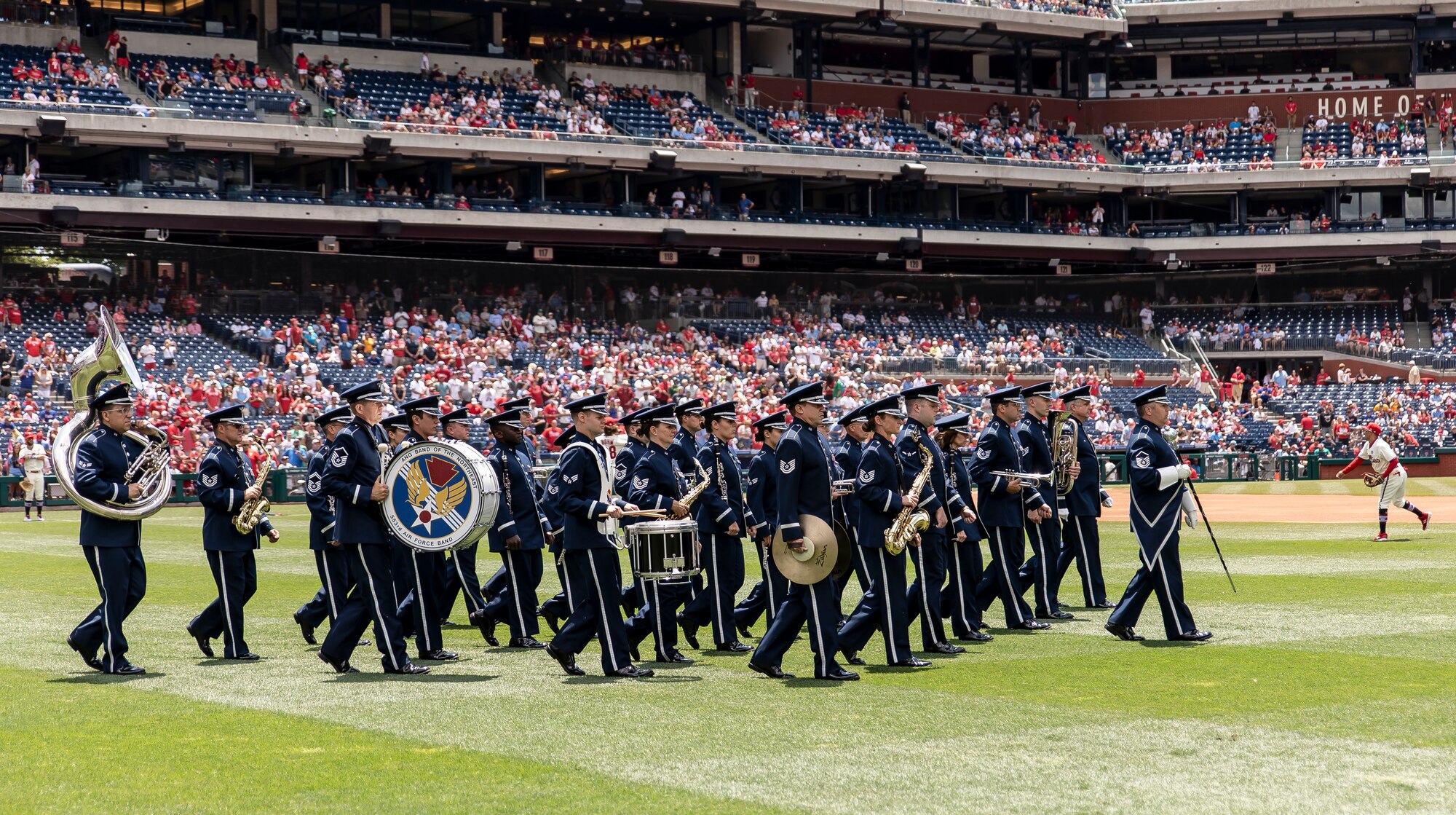 July 4, 2021,Philadelphia, PA: Ceremonial Band - Citizens Bank Park