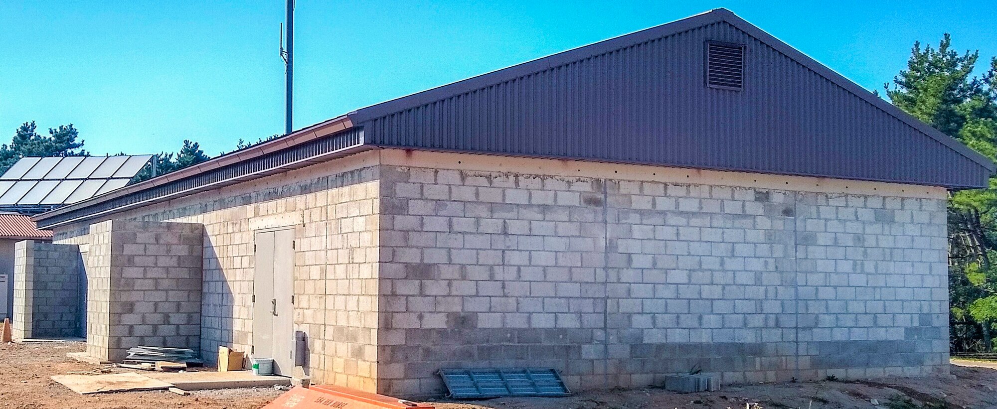 554th RED HORSE Squadron builds new latrine, laundry facility at Kunsan Air Base.