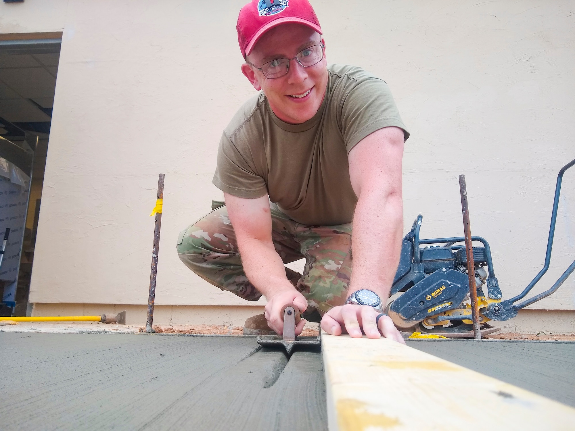 554th RED HORSE Squadron builds new latrine, laundry facility at Kunsan Air Base.