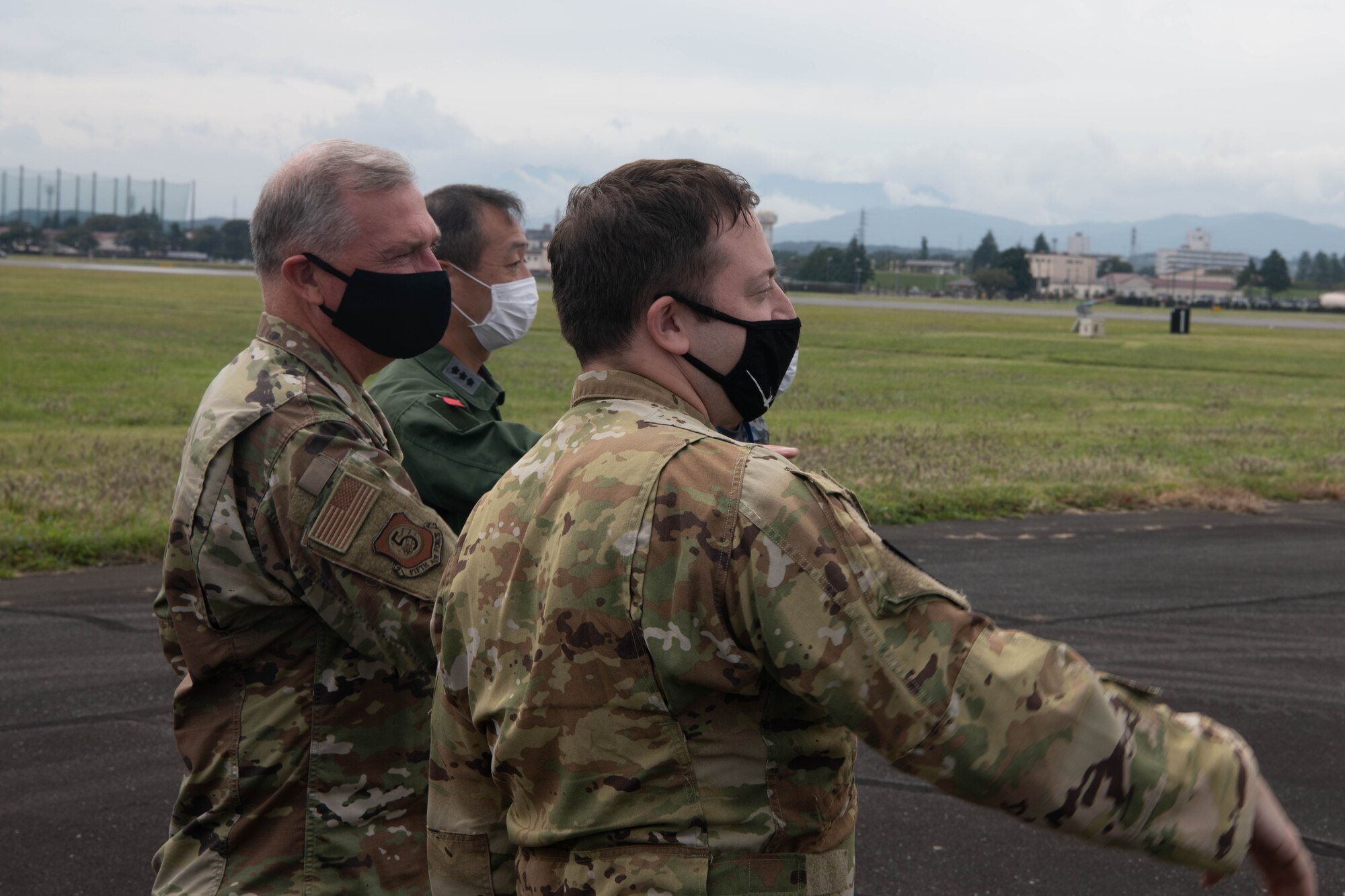 embers of Air Defense Command visited the 319th Operations Group Det. 1, for a U.S. Air Force Global Hawk subject matter expert exchange at Yokota Air Base, Japan, Sept. 22, 2021