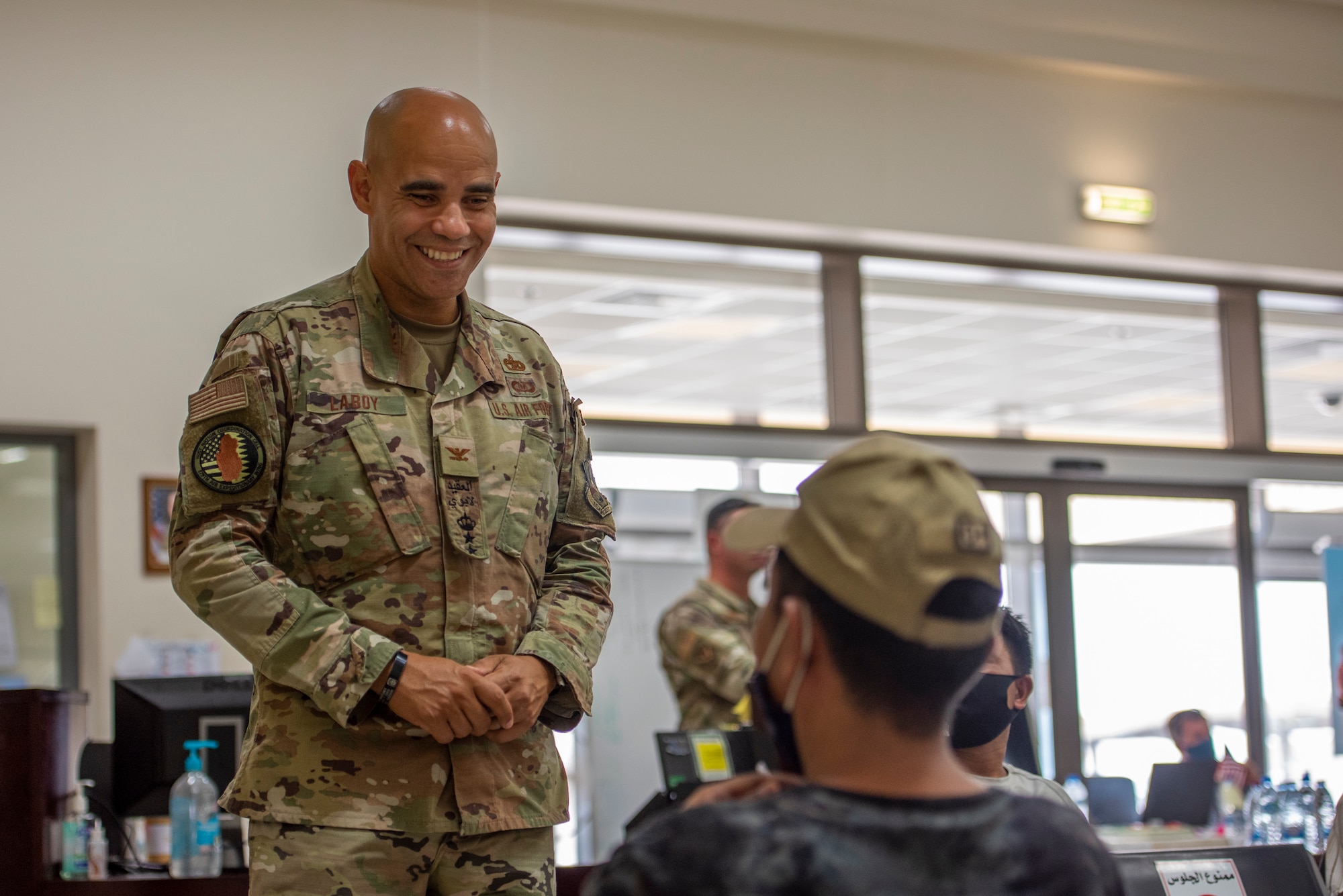 The HNCC operates as the link between Department of Defense personnel and the base’s Qatari Emiri Air Force counterparts. During the evacuation of Afghanistan, the HNCC oversaw Qatari immigration processes, which was the final step in moving qualified evacuees to their next destination.