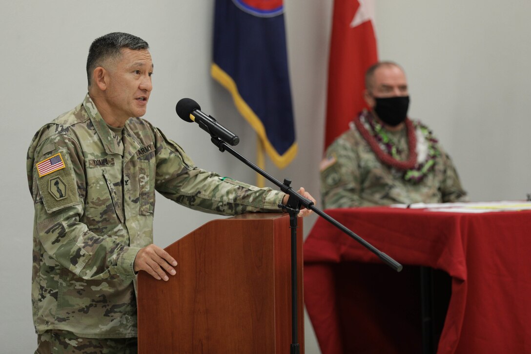 9th Mission Support Command Holds “Hybrid” Town Hall at Fort Shafter Flats