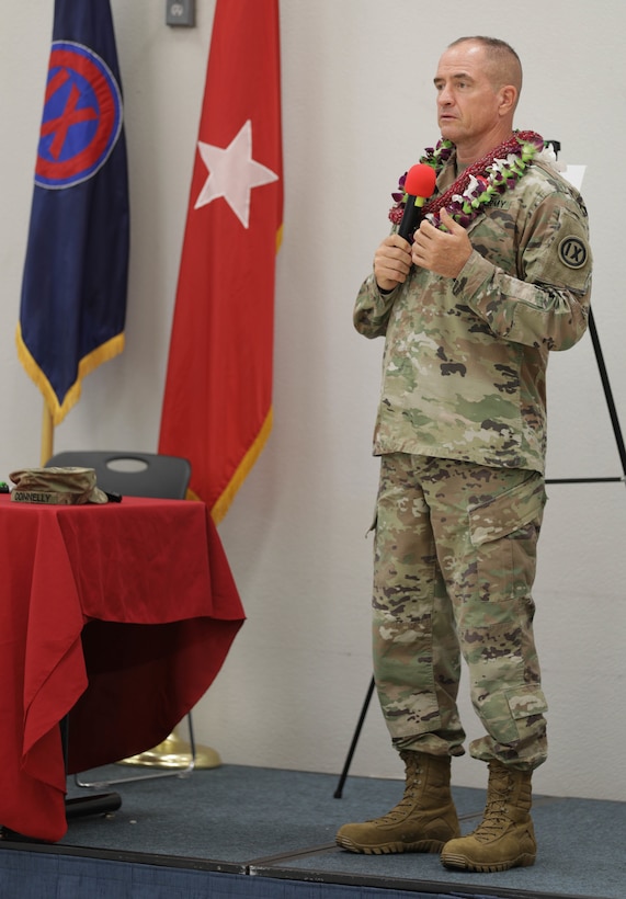 9th Mission Support Command Holds “Hybrid” Town Hall at Fort Shafter Flats