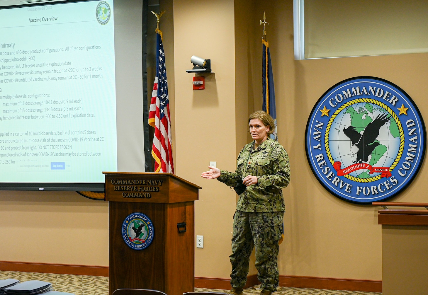 Navy Reserve Force Surgeon Symposium 2021 Emphasizes Mobilization Readiness, COVID-19 Vaccine Distribution