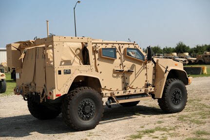 U.S. Army Reserve Soldiers from the U.S. Army Civil Affairs and Psychological Operations Command (Airborne) took part in Joint Light Tactical Vehicle (JLTV) introduction training Aug. 25-26, 2021, at USACAPOC(A) Headquarters, Fort Bragg, N.C., as part of initial JLTV fielding for the command.