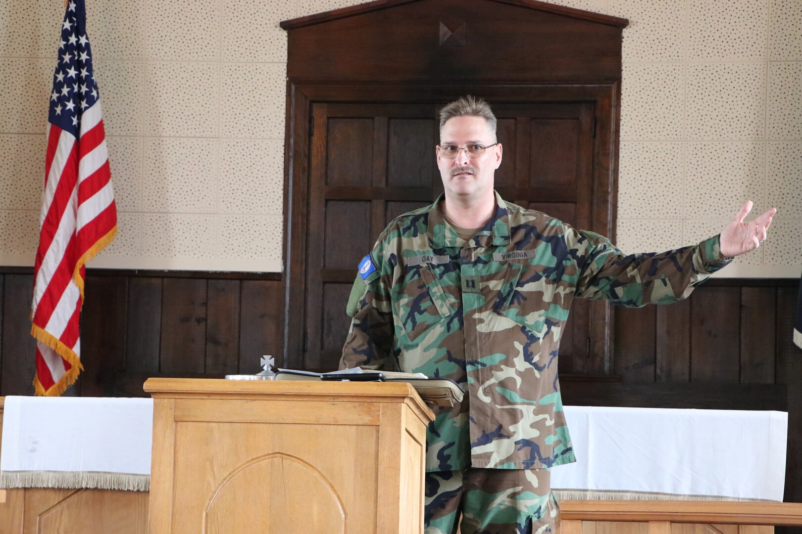 VDF chaplains provide support at Fort Pickett chapel