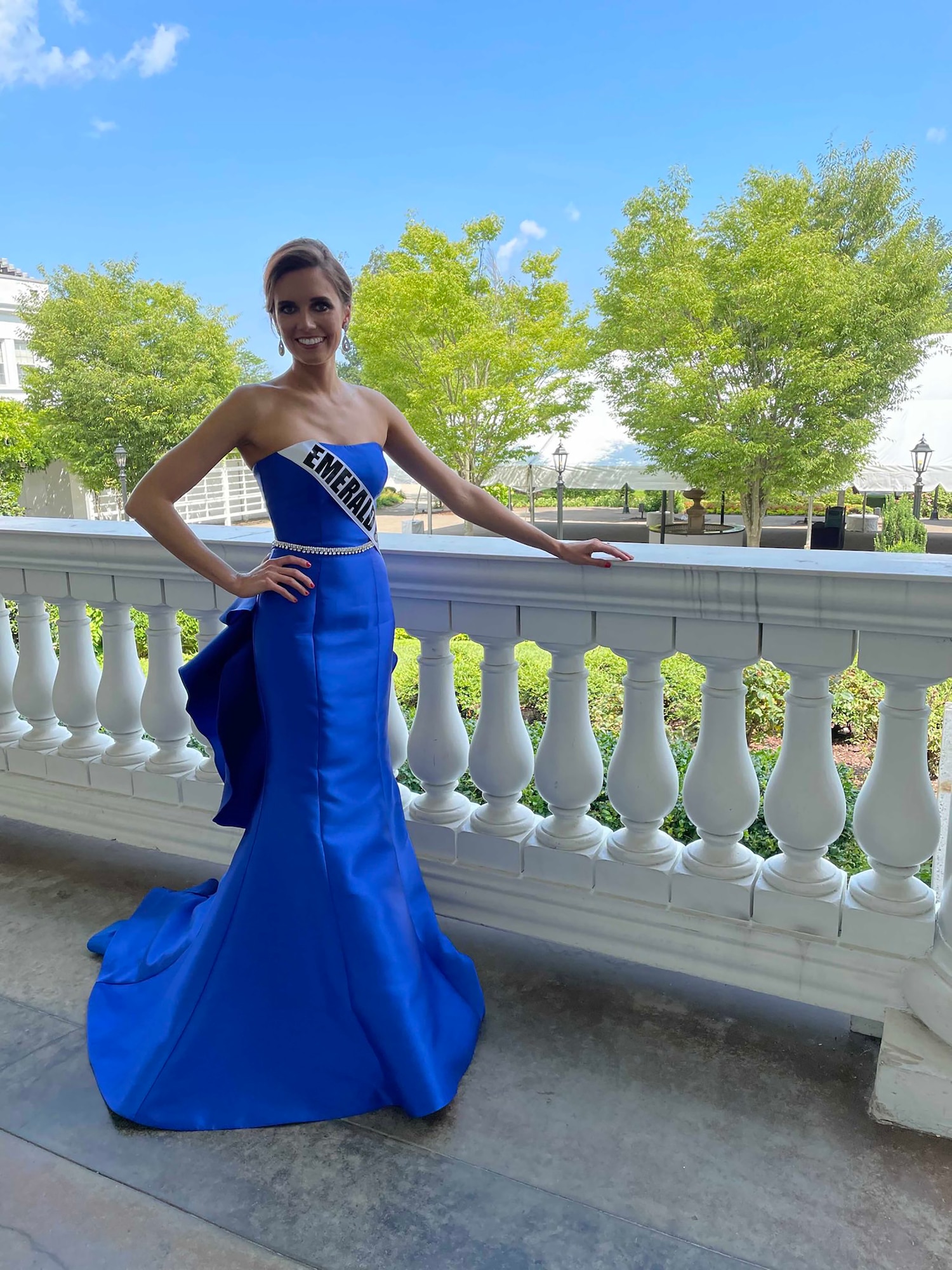 Maj. Samantha Burrill Westman, 28th Intelligence Squadron flight commander, Tactical Systems Operators (TSO) flight, had the opportunity to compete during the February 2021 International United Miss Florida State pageant. From there, she qualified in July to compete at the 2021 Nationals in New Jersey as National United Ms. Emerald Coast.