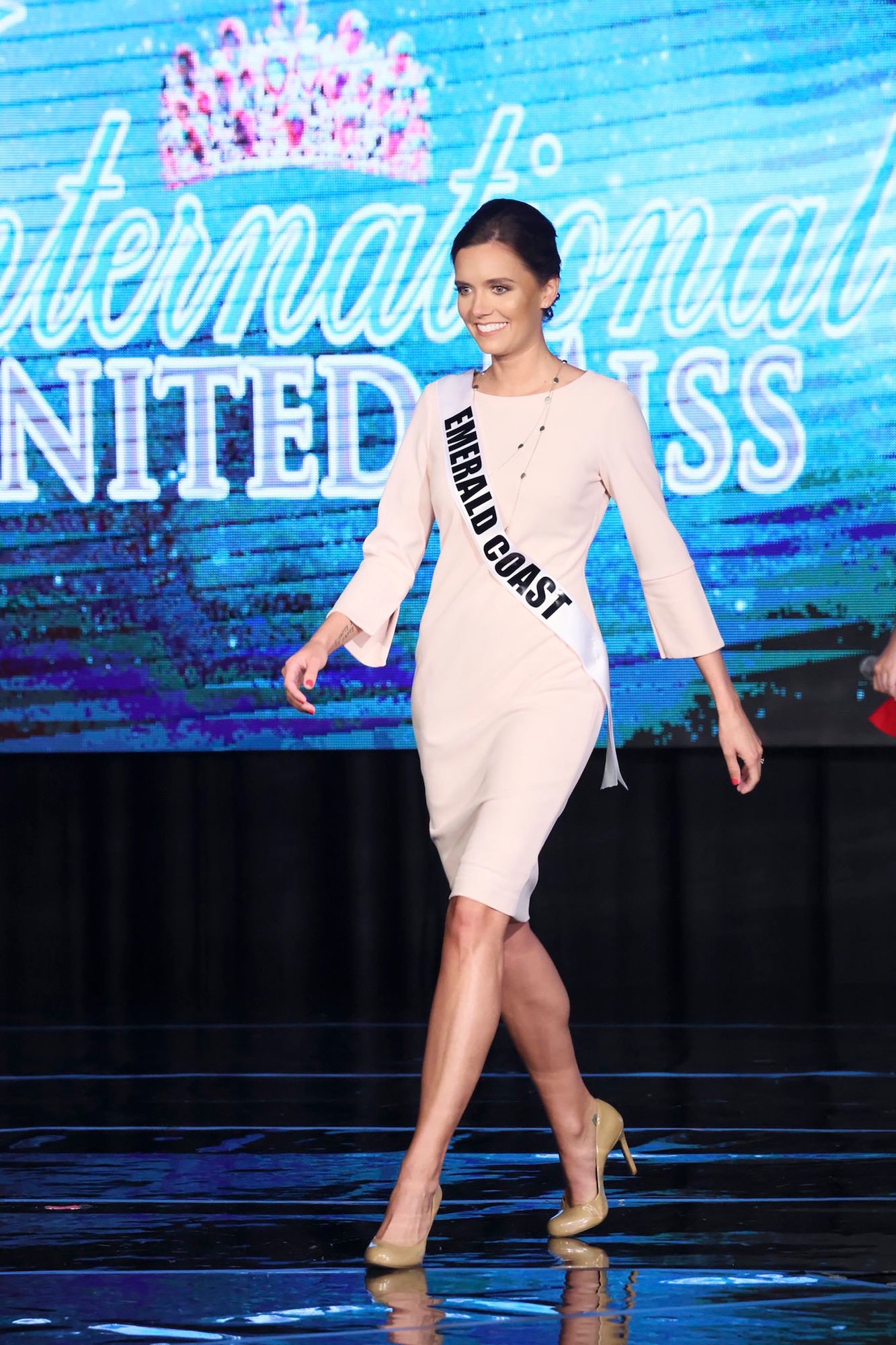 Maj. Samantha Burrill Westman, 28th Intelligence Squadron flight commander, Tactical Systems Operators (TSO) flight, had the opportunity to compete during the February 2021 International United Miss Florida State pageant. From there, she qualified in July to compete at the 2021 Nationals in New Jersey as National United Ms. Emerald Coast.